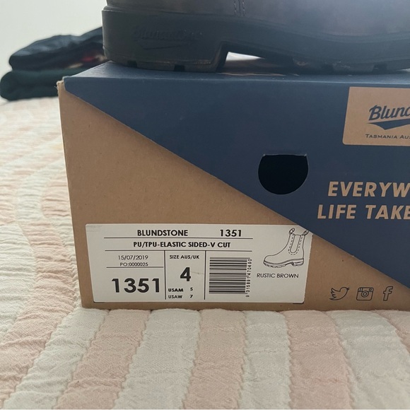 Blundstone Women’s 1351 - Rustic Brown - Size US W7 - Picture 7 of 12